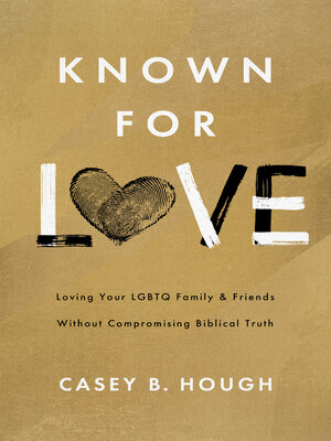 cover image of Known for Love